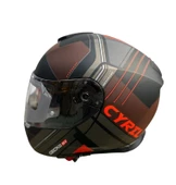 CYRIL KASK FU403SV GECKO SV EPIC B5 MAT FLOUR KIRMIZI M - 1