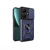 Vendas İnfinix Hot 30i Kılıf Magnetik Standlı Kamera Korumalı Zore Sürgülü Vega Kapak - 4