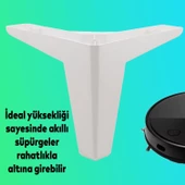 20'li Set Sedir Lüks Mobilya Kanepe Koltuk TV Ünitesi Yükseltici Destek Ayağı Ayakları 12 cm Beyaz thumbnail 6