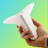 20'li Set Sedir Lüks Mobilya Kanepe Koltuk TV Ünitesi Yükseltici Destek Ayağı Ayakları 12 cm Beyaz thumbnail 7