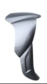 YAMAHA CRYPTON R SAĞ DIŞ DİZLİK GRİ ORJİNAL - 2