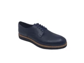 Modesa 250 Erkek Lacivert Bağcıklı Hakiki Deri Casual Ayakkabı thumbnail 4