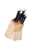 K232s574 Ice Force 6 Parça Bıçak Seti, 5 Paslanmaz Çelik Bıçak 1 Ahşap Blok - 2100110589 - 1