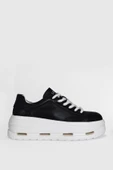 Lufian Agatha Kadın Sneaker Ayakkabı Siyah 121230007 - 1