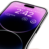 Apple iPhone 14 Pro Max Kılıf Ultra İnce Kamera Korumalı PC + Deri Arka Yüzey Zore X-Pro Kapak - 7