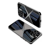 Apple iPhone 14 Pro Max Kılıf Ultra İnce Kamera Korumalı PC + Deri Arka Yüzey Zore X-Pro Kapak - 9