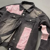 Premium Distressed Travis Scott Jacket Designed By S.B. - 3