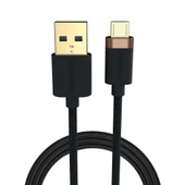 Duracell 2m USB-A to Micro USB Örgülü Şarj Kablosu - Siyah - 2