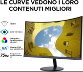 Koorui 27" 27N5CA Curved 75Hz Monitör Siyah 5ms - 3