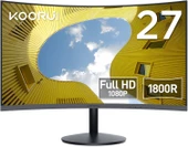 Koorui 27" 27N5CA Curved 75Hz Monitör Siyah 5ms - 2