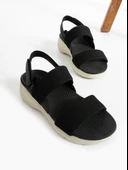 Papuçcity 02791 Orto Pedik Günlük Kadın Triko Sandalet - 4