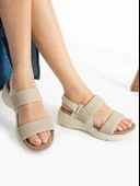 Papuçcity 02791 Orto Pedik Günlük Kadın Triko Sandalet - 6
