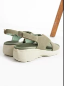 Papuçcity 02790 Orto Pedik Günlük Kadın Triko Sandalet - 12