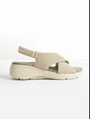 Papuçcity 02790 Orto Pedik Günlük Kadın Triko Sandalet - 4