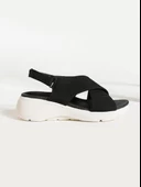 Papuçcity 02790 Orto Pedik Günlük Kadın Triko Sandalet - 8