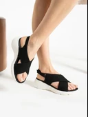 Papuçcity 02790 Orto Pedik Günlük Kadın Triko Sandalet - 7