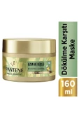 Pantene Saç Bakım Maskesi Uzun Ve Güçlü, Keratin Koruyucu, Dökülme Karşıtı, Bambu + Biyotin 160 Ml - 1