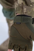 Combat Tactical Outdoor Kesik Parmaksız Eldiven Asker Polis Dağcı Sporcu Bisikletçi Kemik Eldiveni - 004 - 11