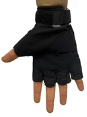 Combat Tactical Outdoor Kesik Parmaksız Eldiven Asker Polis Dağcı Sporcu Bisikletçi Kemik Eldiveni - 004 - 7