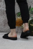 Ceyo 9984-5 Siyah Comfort Kemik Çıkıntısına Özel Kadın Terlik - 4