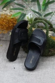 Ceyo 9984-5 Siyah Comfort Kemik Çıkıntısına Özel Kadın Terlik - 6