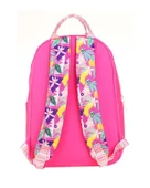 Kaukko Double Stripe Sırt Çantası Pembe K1762 - 3