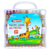 Bigpoint Pastel Boya 24 Renk - Şeffaf Çantalı x 3 Kutu - 1