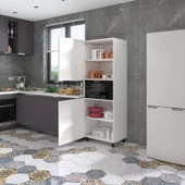 Kenzlife fırın dolabı fadime byz 185x66x45 mutfak banyo kiler ofis - 1