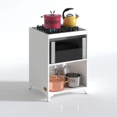 Kenzlife ocak dolabı figen byz 85*60*57 mutfak modül mini fırın  ankastre ocak için - 2