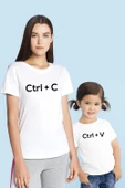 Crtl+C Ctrl+V Anne Kız & Oğul tişört (TEK ÜRÜN FİYATIDIR KOMBİN YAPMAK İÇİN 2 ADET SEPETE EKLEYİNİZ) thumbnail 1