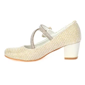 Kiko Kids Aisha Günlük Kız Çocuk 4 Cm Topuklu Abiye Ayakkabı Altın - 3