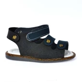 Kiko Kids Erkek Çocuk İlk Adım Sandalet Şb 2350-58 Lacivert - Siyah - 4