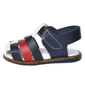 Kiko Kids Erkek Çocuk İlk Adım Sandalet Şb 2321-29 Lacivert - Kırmızı - 6