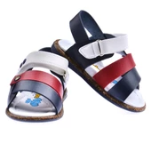 Kiko Kids Erkek Çocuk İlk Adım Sandalet Şb 2359-68 Lacivert - Kırmızı - 4