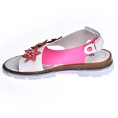 Kiko Kids Günlük Kız Çocuk Bebe Sandalet Şb 22722440-49 Beyaz - Fuşya - 5