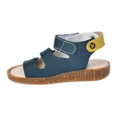 Kiko Kids Erkek Çocuk Sandalet Şb 23502508-5816 Lacivert Sarı Gri - 3