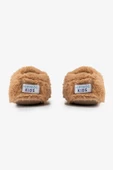 Hopfrög Kids Furry Furry Kestane Kahverengi Kürk Barefoot Patik - 7