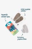 Polar Fleece Kahve Polar Barefoot Patik - 9