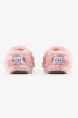 Hopfrög Kids Furry Furry Pembe Kürk Barefoot Patik - 7