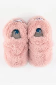 Hopfrög Kids Furry Furry Pembe Kürk Barefoot Patik - 1