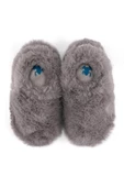 Furry Furry Gri Kürk Barefoot Patik (Hediye Seti) - 1