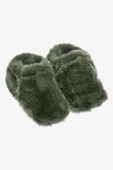 Hopfrög Kids Furry Furry Haki Kürk Barefoot Patik - 3