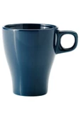 Fargrık Nescafe Çay Kahve Fincan Kupa Lacivert 25 Cl 11 Cm - 1