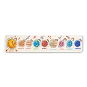 Ahşap Gezegenler &Güneş Sistemi Bultak Puzzle Yapboz / Eğitici, Öğretici ve Güvenli Çocuk Oyuncağı - 3