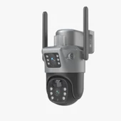Blic Blm-63 Siyah 4 MP 4G Solar Dual Lens Ptz Kamera - 2