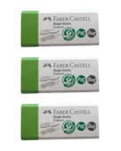 Faber Castell Doğa Dostu Küçük Silgi Dust Free PVC Free 3 lü 187354 - 1