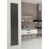 Sanica Simetrik Dizayn Radyatör Antrasit Alüminyum Dikey (Double) 512 x 1800 mm - 1