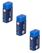 Faber Castel Sınav Silgisi Mavi Exam Eraser 3 lü 187170 - 1