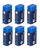 Faber Castel Sınav Silgisi Mavi Exam Eraser 6 lı 187170 - 1