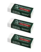 Faber Castel Küçük Silgi Beyaz PVC Free 3 lü 188538 - 1